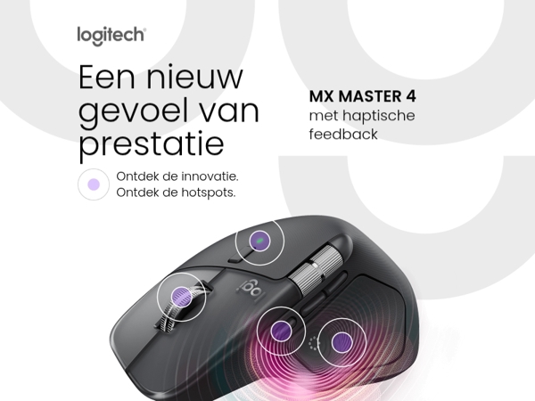 De nieuwe MX Master 4 Ervaar de upgrade.