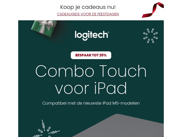 Bespaar tot 20% op de perfecte iPad-accessoire