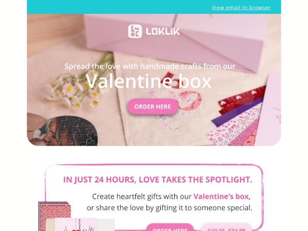 Create handmade gifts, with love 🩵