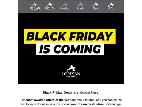 ⚫ Black Friday is coming!