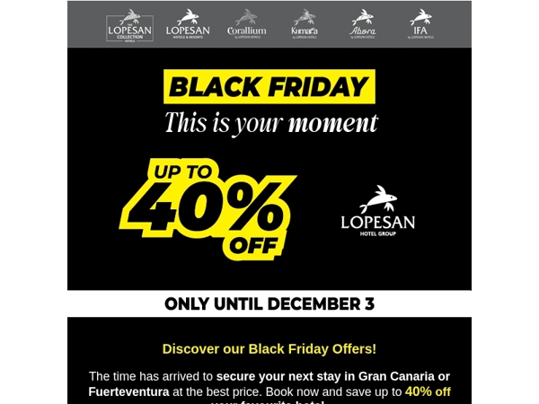 📣 Black Friday is here!