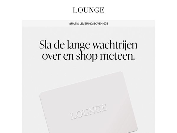 Deze is voor de lastminute shoppers