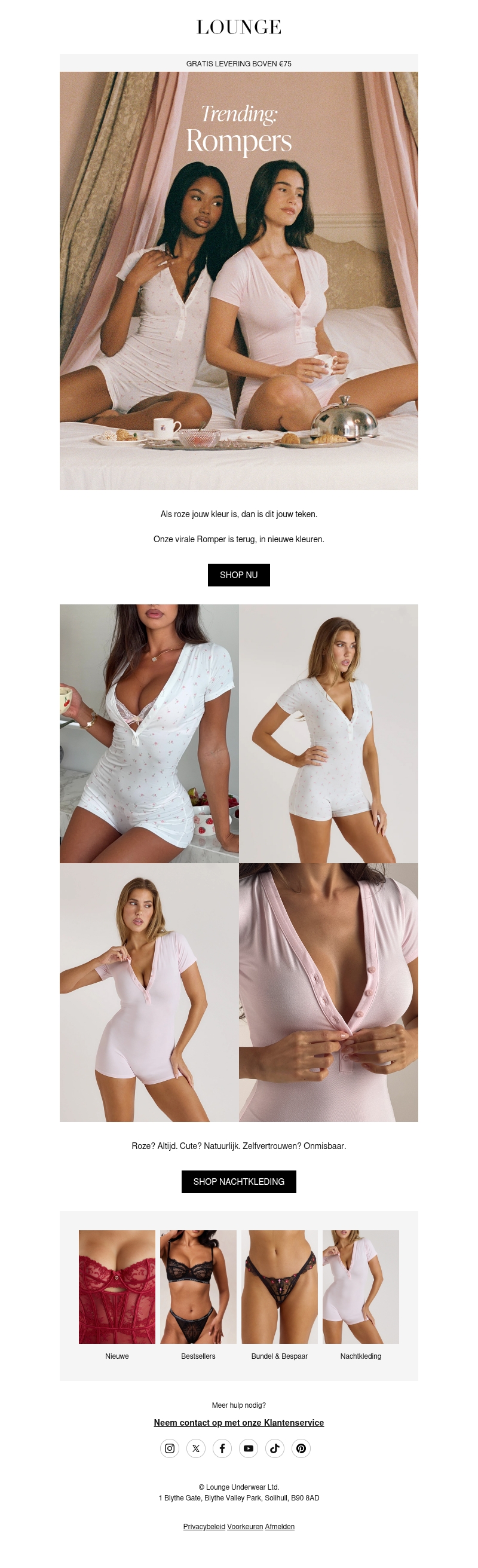 Je favoriete Rompers zijn terug Je favoriete Rompers zijn terug