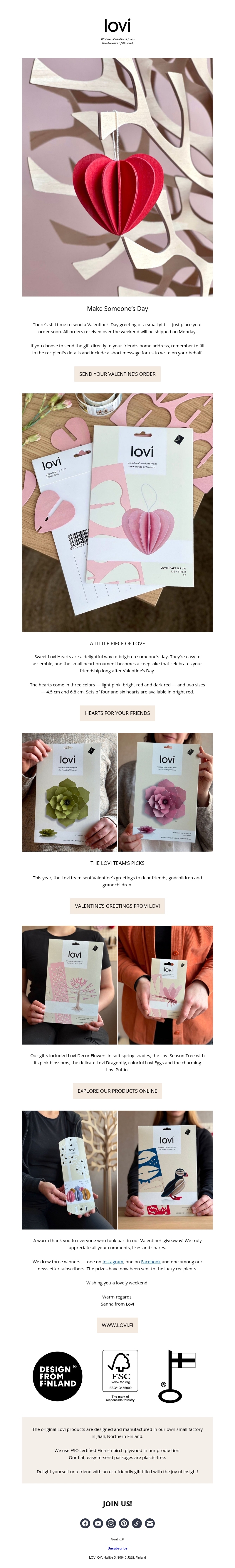 ❤️ Send a Little Lovi Letter! ❤️ ❤️ Send a Little Lovi Letter! ❤️