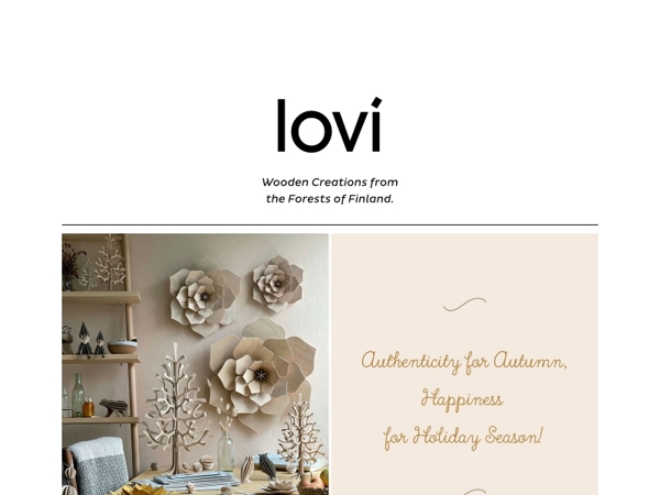 Authenticity for Autumn, Happiness for Holiday Season!