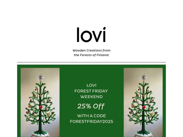 25% Off in Lovi Online Store!