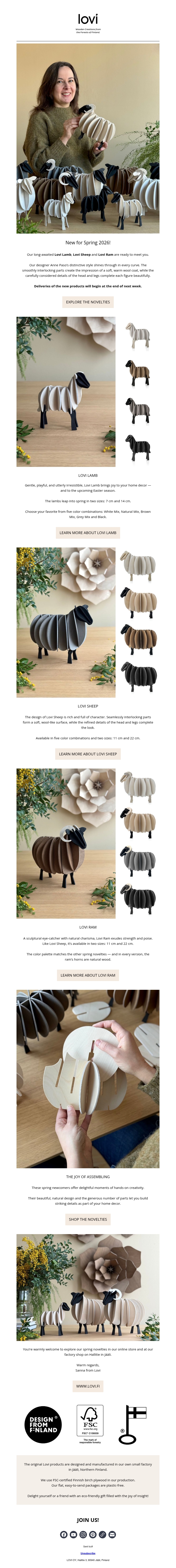 New at Lovi: Lovi Lamb, Lovi Sheep and Lovi Ram! New at Lovi: Lovi Lamb, Lovi Sheep and Lovi Ram!