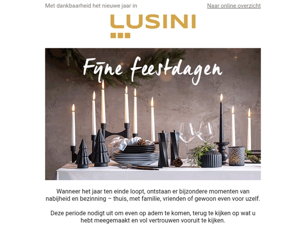 Fijne feestdagen & hartelijk dank voor uw vertrouwen ✨