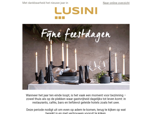 Fijne feestdagen & hartelijk dank voor uw samenwerking✨