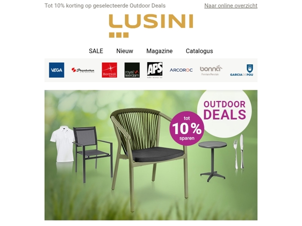 Vroegboekkorting: Outdoor Deals & nieuwe producten – tot 10% korting! 