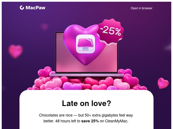 Your Valentine's gift is waiting 💌