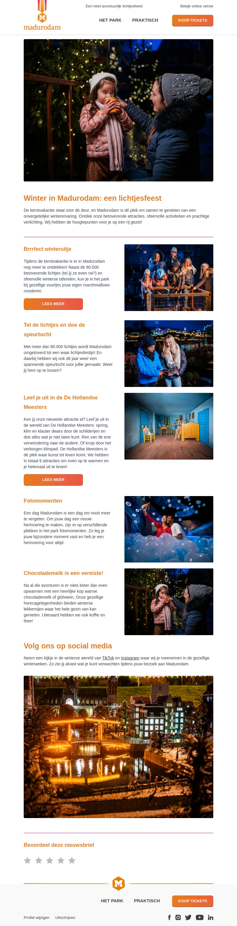 Winter in Madurodam! Winter in Madurodam!