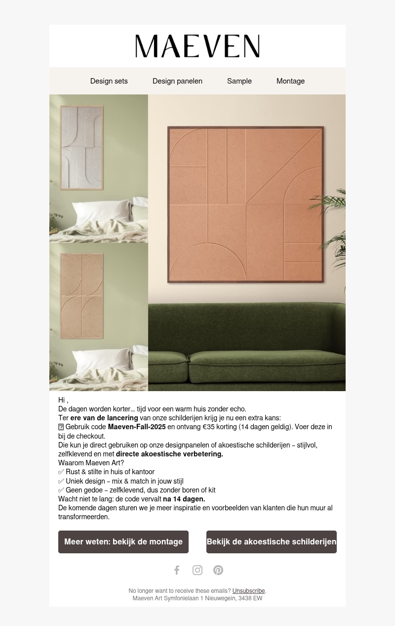 Speciaal voor jou: Herfstlancering en nieuwe herfstcode, (14 dagen geldig) Speciaal voor jou: Herfstlancering en nieuwe herfstcode, (14 dagen geldig)
