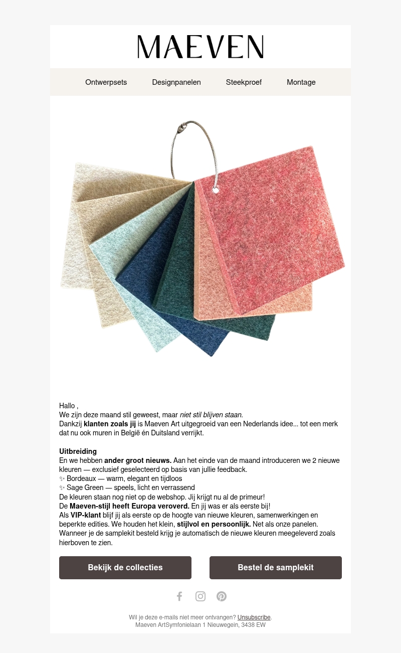 VIP-update: Nieuwe kleuren en grensverleggende groei VIP-update: Nieuwe kleuren en grensverleggende groei