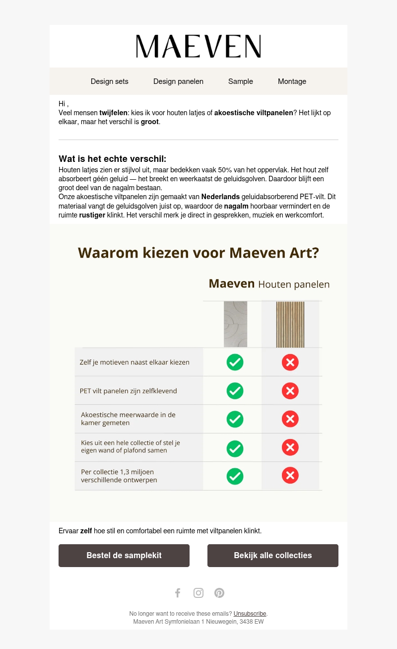 Twijfel je tussen houten latjes of viltpanelen? Dit moet je weten: Twijfel je tussen houten latjes of viltpanelen? Dit moet je weten: