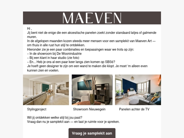 Benieuwd hoe anderen Maeven combineren?