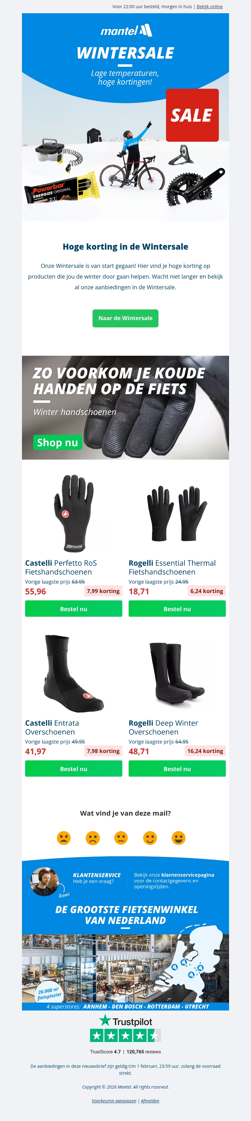 Wintersale: Tot 50% korting! ❄ Wintersale: Tot 50% korting! ❄