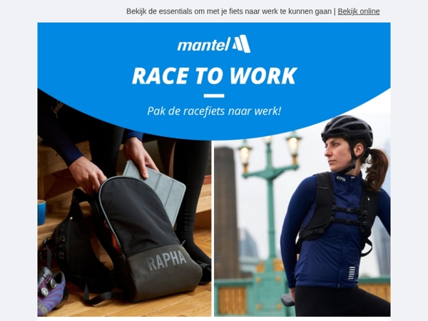 Pak de racefiets naar werk! 💼