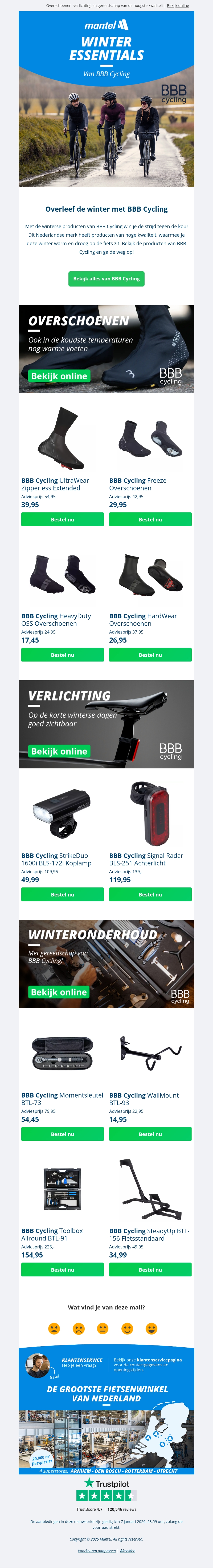 Overleef de winter met deze producten van BBB Cycling ❄ Overleef de winter met deze producten van BBB Cycling ❄