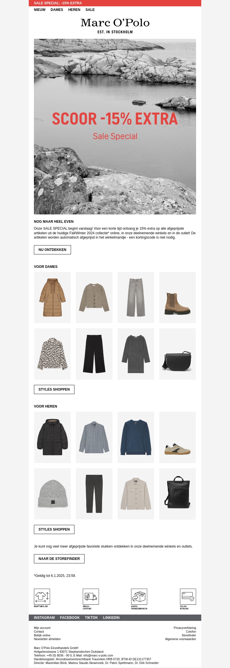 -15% extra op sale-items! -15% extra op sale-items!