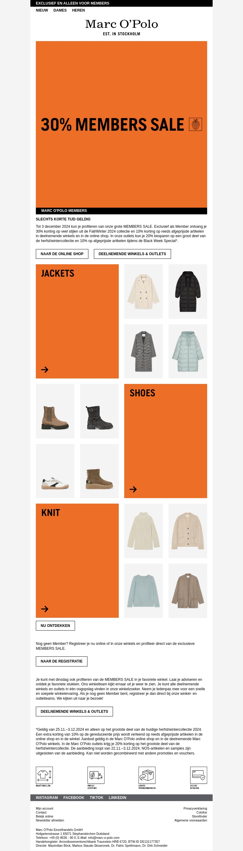 30% MEMBERS SALE - mis het niet! 30% MEMBERS SALE - mis het niet!