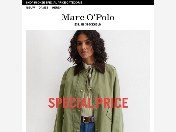 Special Prices: geselecteerde stijlen nu afgeprijsd