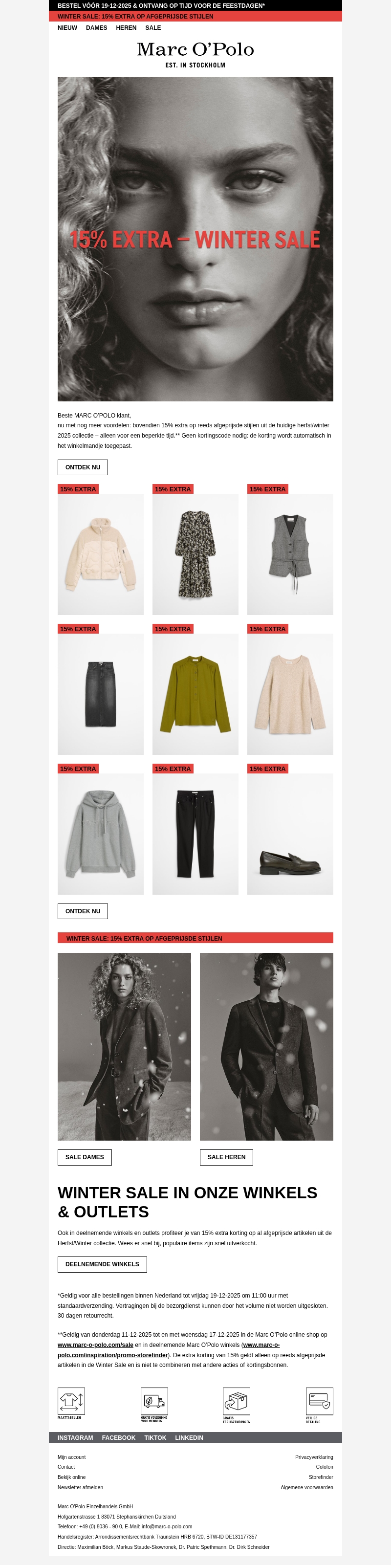 Winter Sale: 15% extra Winter Sale: 15% extra