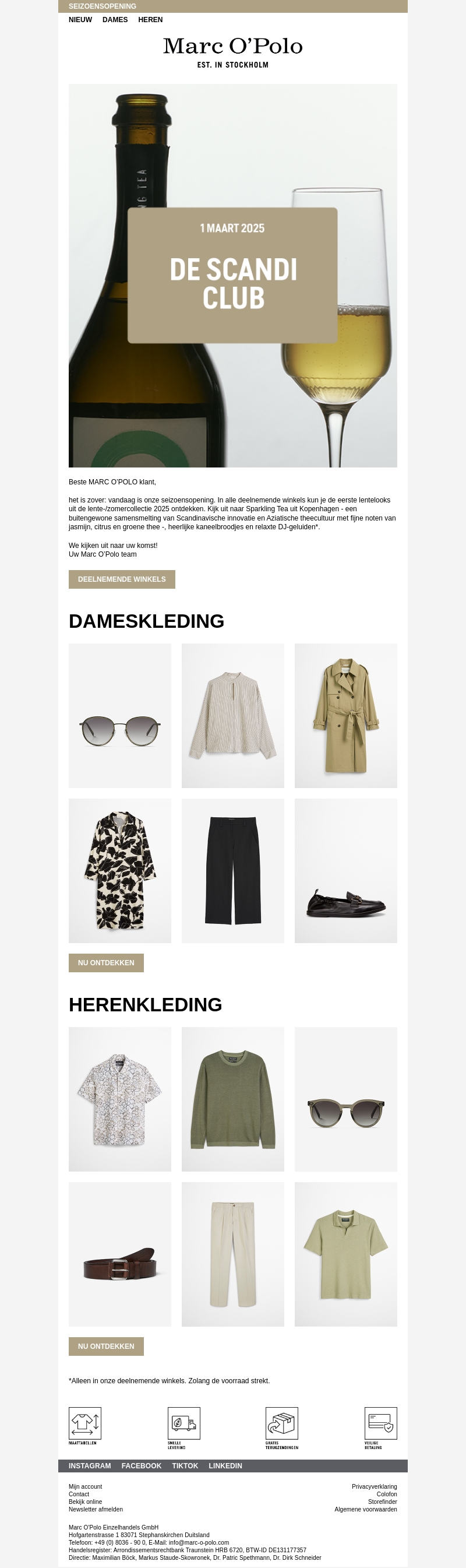 Vandaag: Seizoensopening Vandaag: Seizoensopening