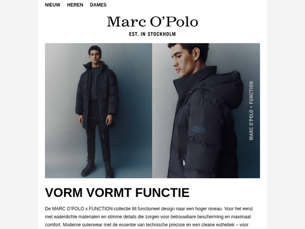 De MARC O’POLO x FUNCTION-collectie