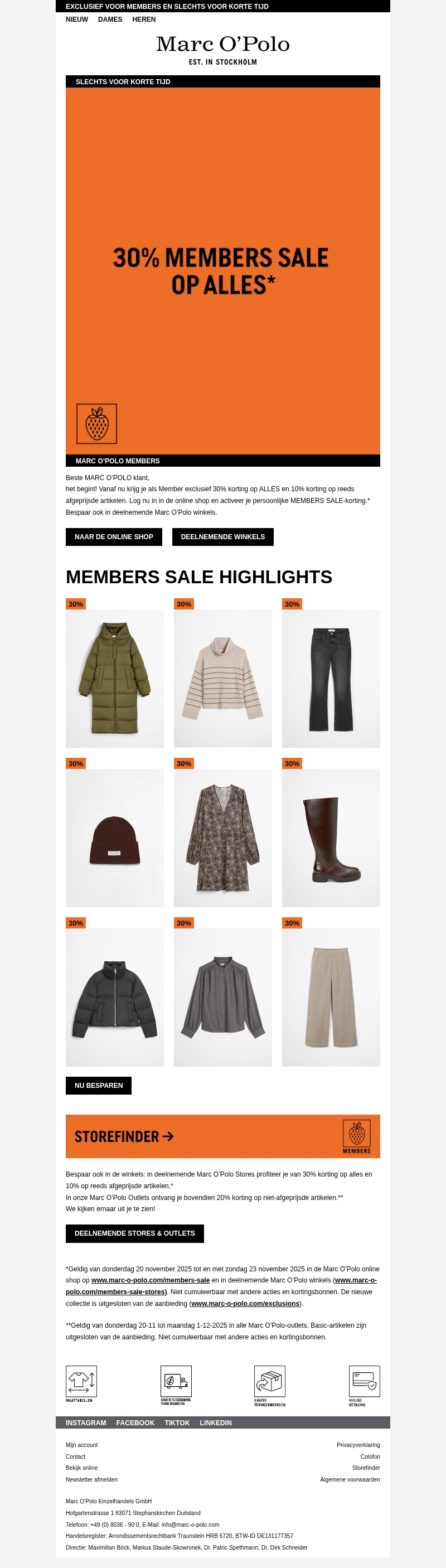 30% MEMBERS SALE! 30% MEMBERS SALE!