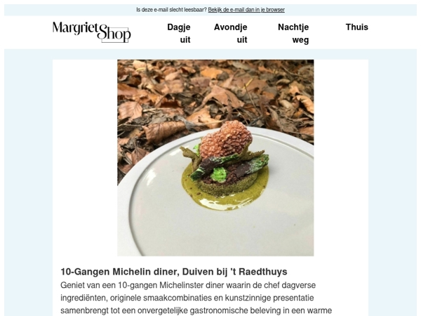 Dineer in stijl op diverse locaties in Nederland