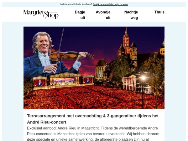 ​Exclusief aanbod: André Rieu in Maastricht