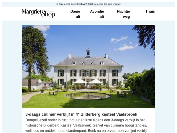 Dompel jezelf voordelig onder in rust, natuur en luxe