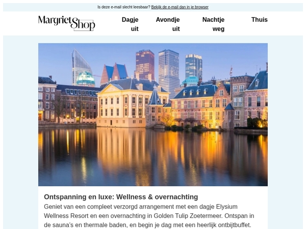 Nu extra voordelig: luxe wellness & overnachting