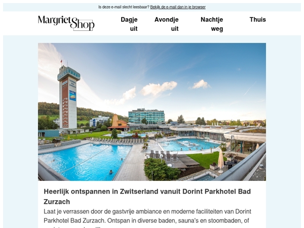 Ga heerlijk ontspannen in Zwitserland