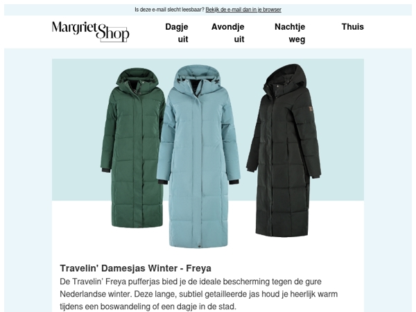 Ontdek onze nieuwe collectie winterjassen