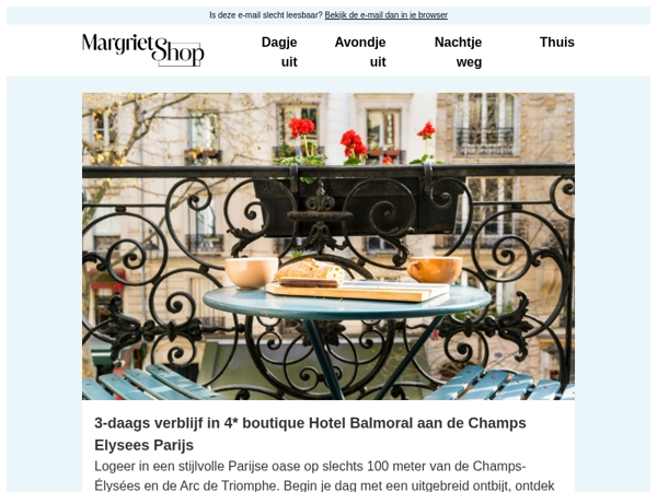 Ontdek Parijs met onze speciale deals