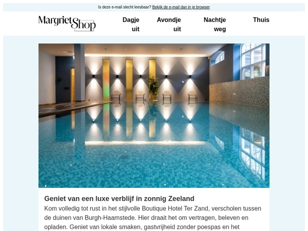 Geniet van een luxe verblijf in zonnig Zeeland