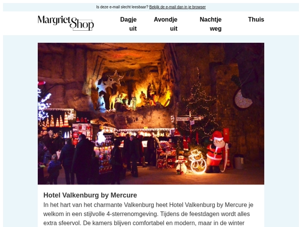 Sfeervol verblijf in Valkenburg tijdens de kerstperiode