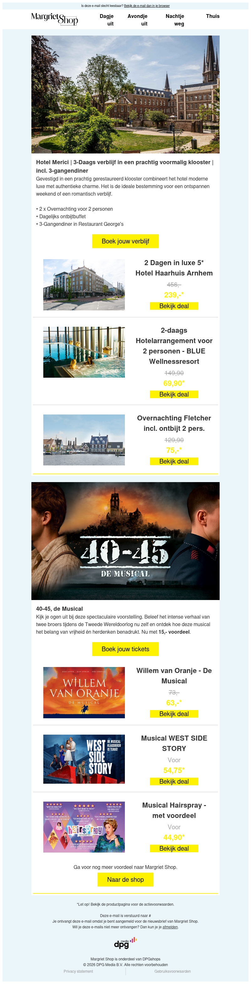 Overnacht in een voormalig klooster Overnacht in een voormalig klooster
