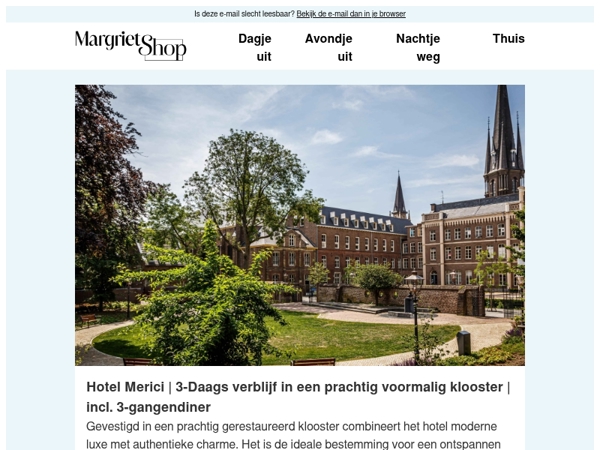 Overnacht in een voormalig klooster