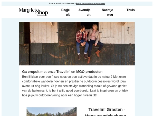 Meer dan 50% korting op wandelschoenen en meer