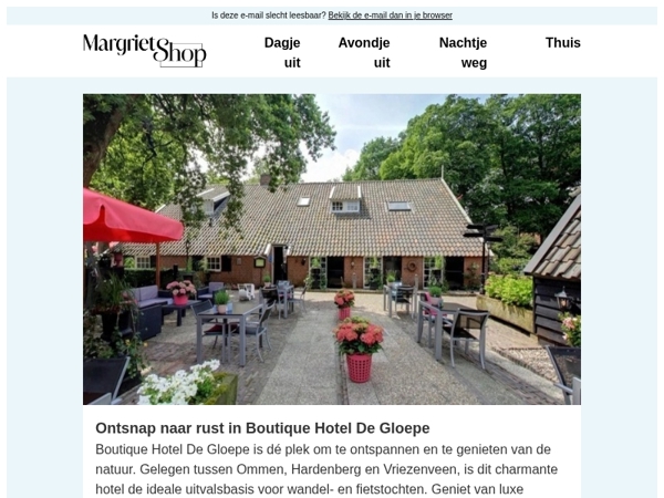 Voordelig een luxe overnachting in Twente