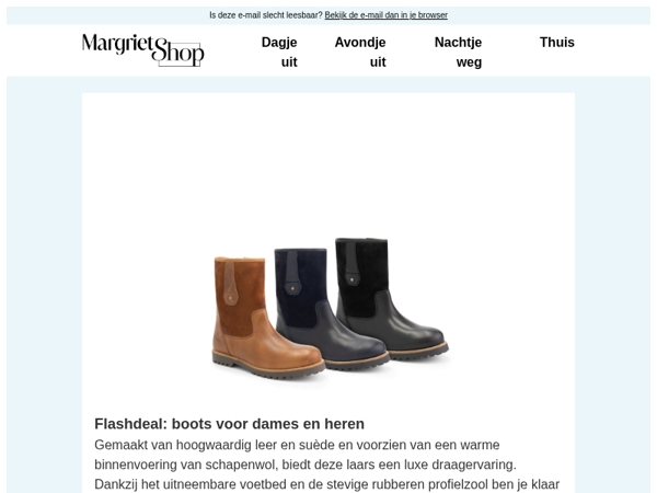Tijdelijke aanbieding: stijlvolle laarzen
