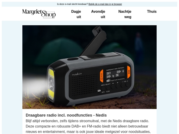 Blijf altijd verbonden, zelfs tijdens stroomuitval