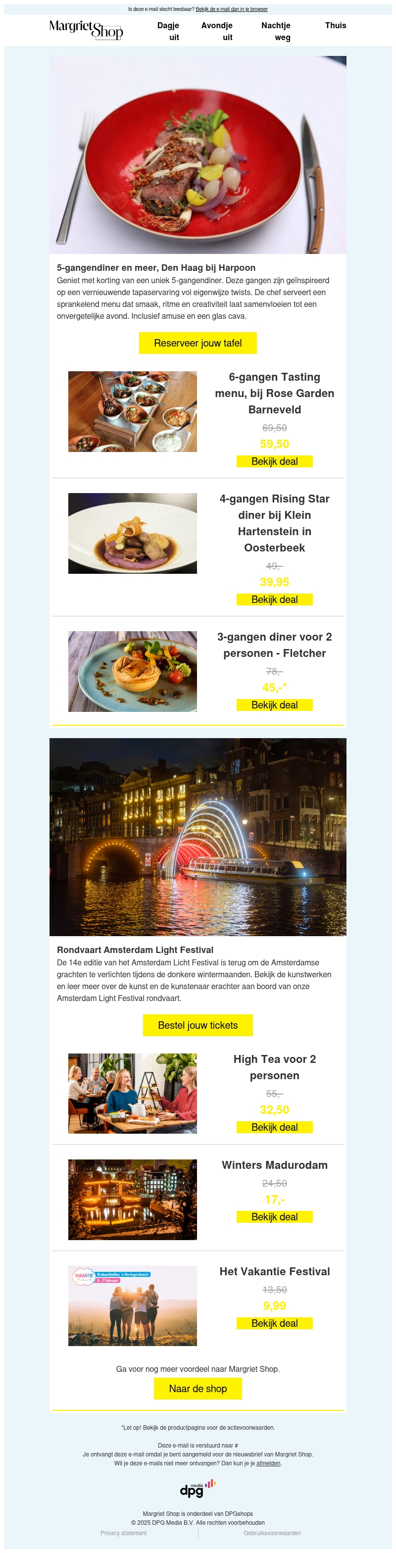 Ga ook na kerst heerlijk samen dineren met korting Ga ook na kerst heerlijk samen dineren met korting