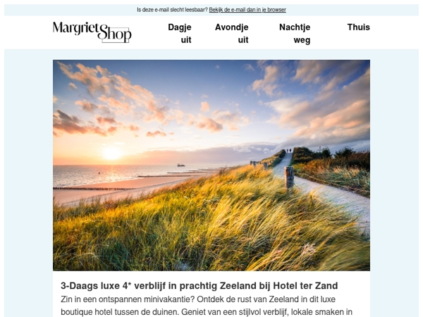 Ga op luxe minivakantie aan de Zeeuwse kust