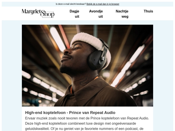 Ervaar muziek zoals nooit tevoren