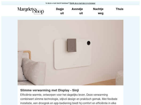 Efficiënte warmte, ontworpen voor het dagelijks leven