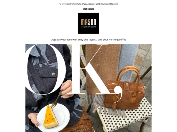 Start your week cozy yet chic with your favorite brands!